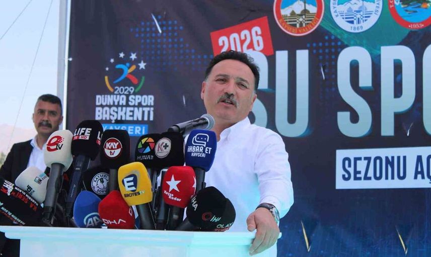 Kayseri'de 2026 su sporları sezonu açıldı
