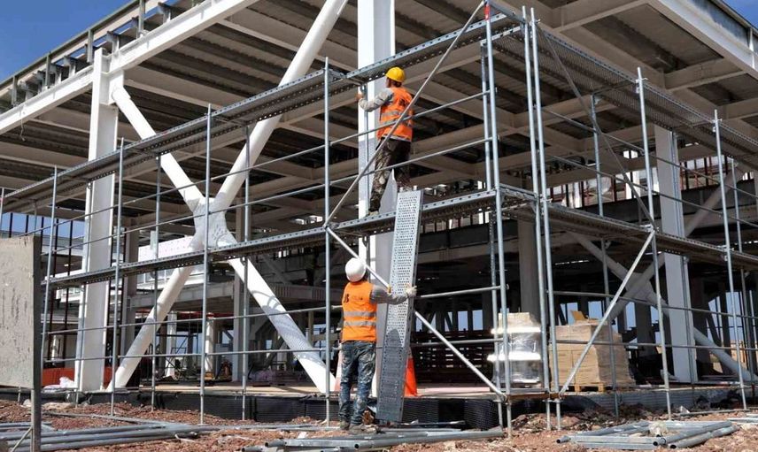 Kocaeli sosyal yaşam merkezinde inşaatta ilerleme yüzde 60’a ulaştı