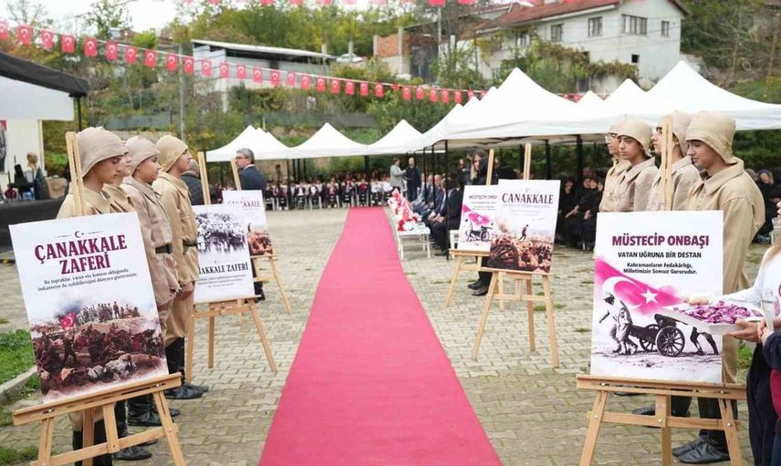 Çanakkale kahramanı Müstecip Onbaşı, mezarı başında yapılan özel törenle anıldı