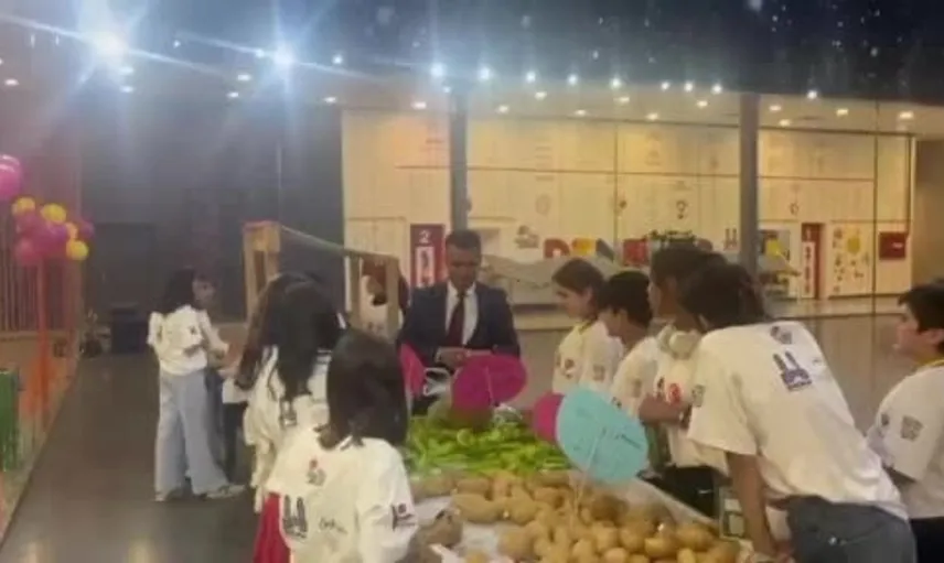 Çocuklar bilimin gücünü toprakta keşfetti