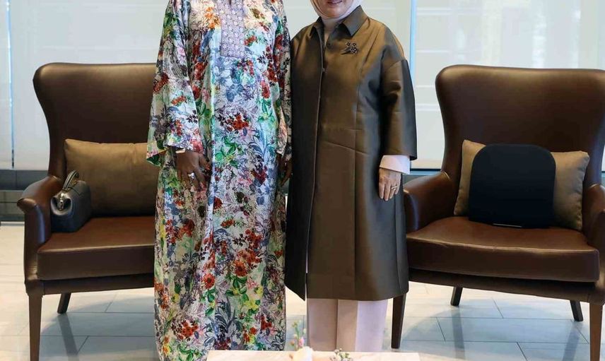 Emine Erdoğan, Sierra Leone Cumhurbaşkanı’nın eşi ile çevre ve eğitim konularını görüştü
