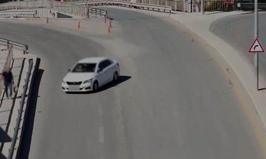 Kırıkkale'de ehliyetsiz sürücünün hamlesi dronla tespit edildi