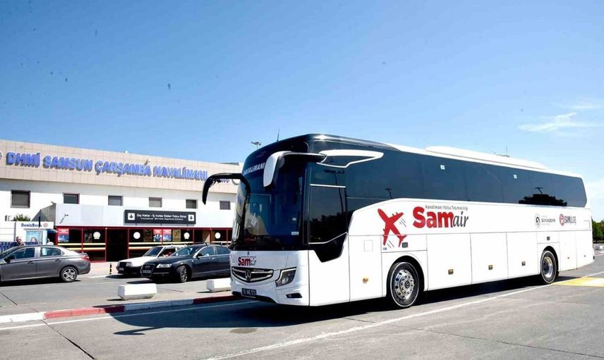 Samsun'da havalimanı ulaşımında SAMAIR rüzgarı: Yarım milyon yolcuya hizmet verdi