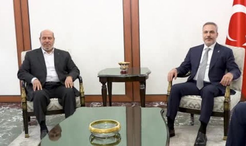 Bakan Fidan, Hamas siyasi büro şefi Hayye'yi kabul etti