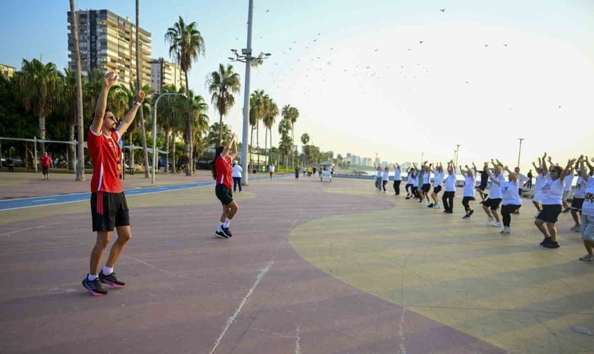 Mersin'de hareketlilik haftası etkinlikleriyle spor sevgisi pekişiyor