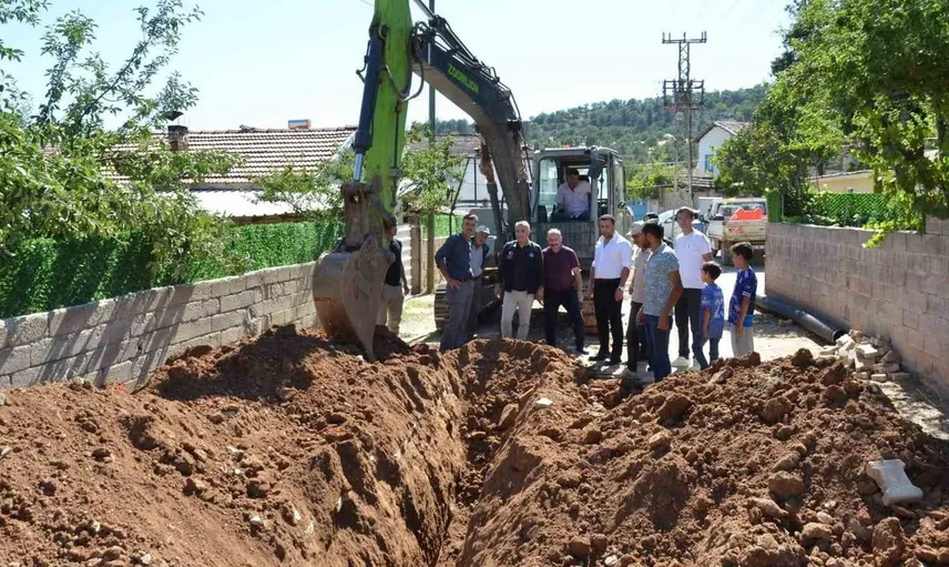 Emet'te köy altyapı çalışmaları inceleme altında