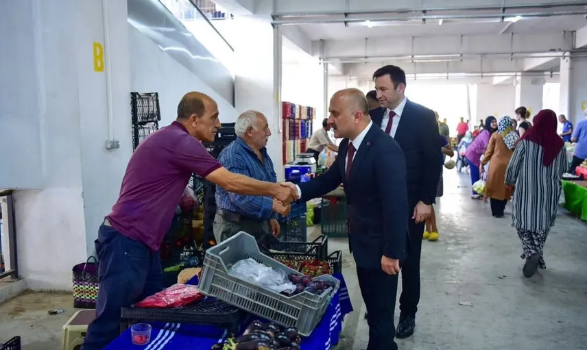Vali varol'un buharkent ziyareti esnaf ve vatandaşları buluşturdu