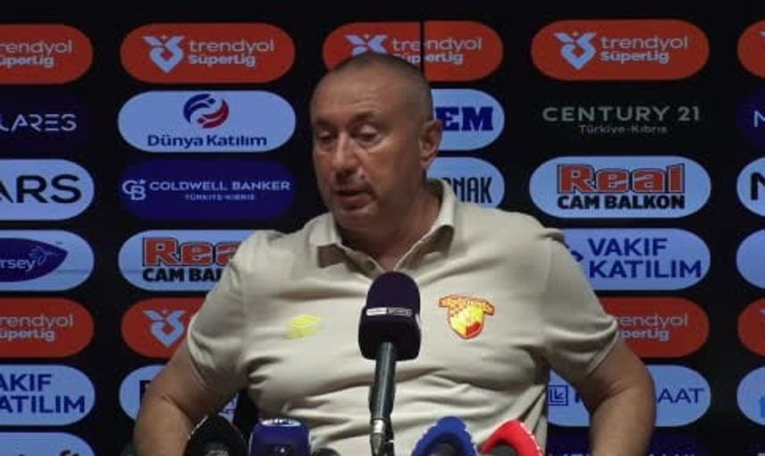 Göztepe'den kötü bir yarı: Stanimir Stoilov değerlendirdi