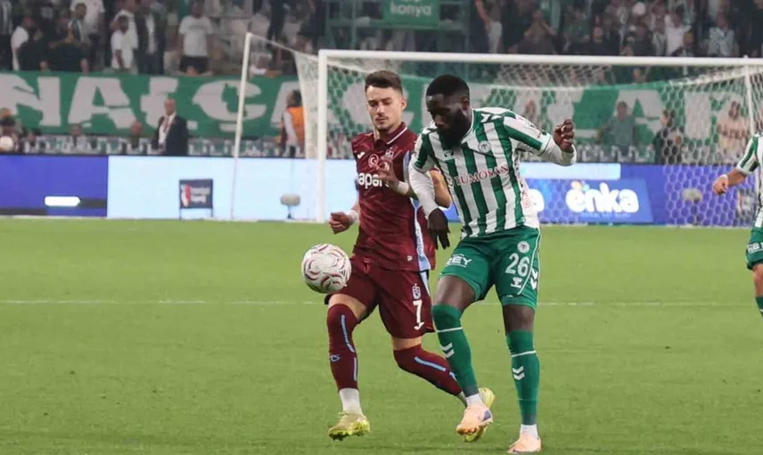 Konyaspor, Trabzonspor'u 1-0 mağlup ederek 3 puanı aldı