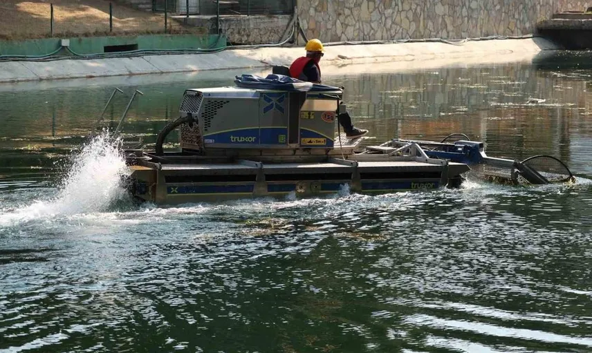 Hidro havuzunda temizlik çalışması: Hatay Büyükşehir Belediyesi harekete geçti