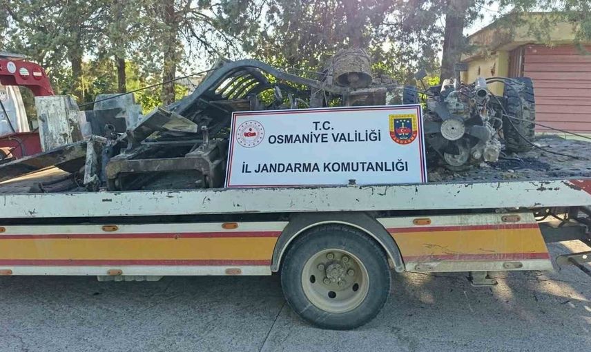 Osmaniye'de çalınan forkliftin izini 168 saatlik kamera görüntüsü sürdü