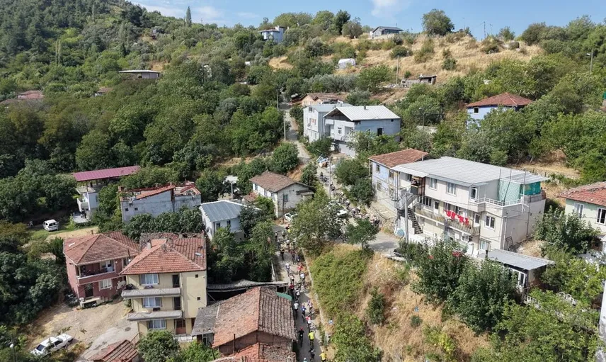 Mysia Yolları'nda heyecan dolu dağ bisikleti maratonu gerçekleşti