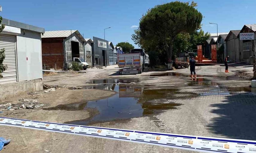Balıkesir'de kimyasal madde temizlendi