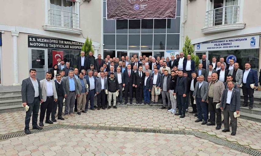 Vezirköprü'de muhtarlar ve protokolden sorun çözme toplantısı