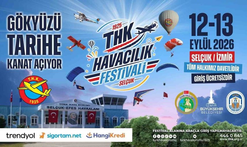 İzmir'deki havacılık festivali gençleri gökyüzüyle buluşturacak