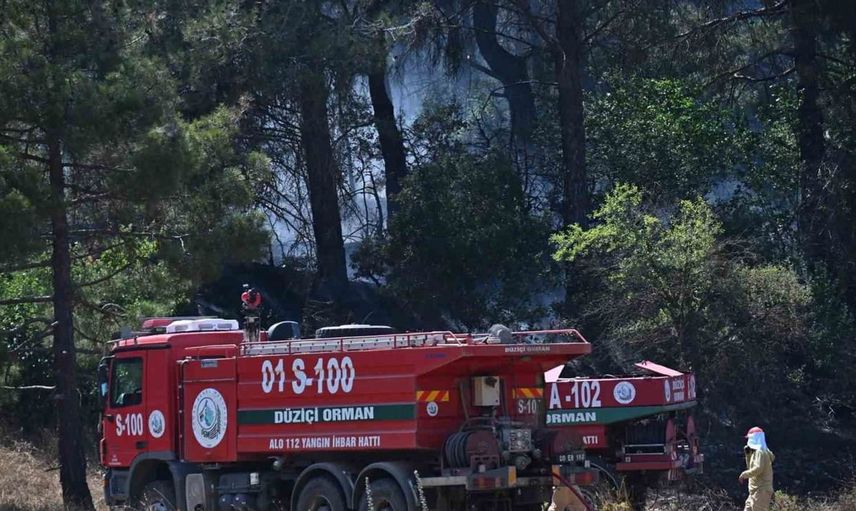 Osmaniye’de orman yangını kontrol altına alındı, soğutma çalışmaları sürüyor