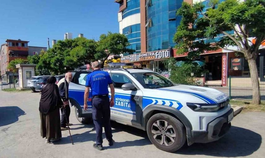 Kocaeli'de kaybolan Belçikalı çiftin yardımına zabıta ekipleri yetişti