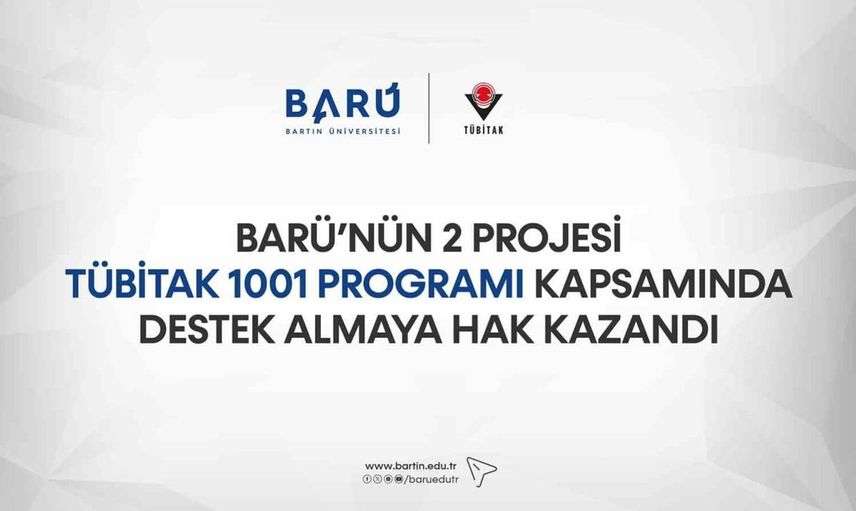 Bartın Üniversitesi'nin 2 projesi TÜBİTAK'tan destek aldı