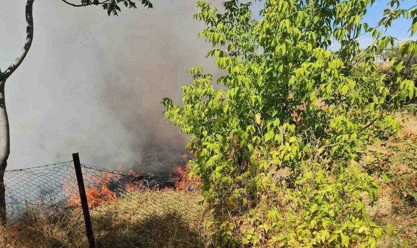 Bingöl'de otluk alanda yangın: Ekipler müdahale etti ve söndürdü