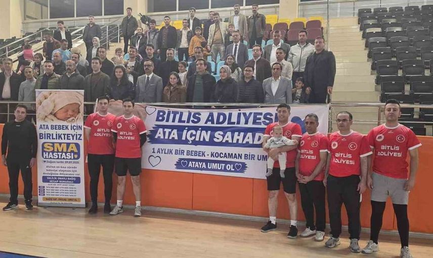 Bitlis Adliyesi, SMA hastası Ata bebek için özel etkinlik düzenledi