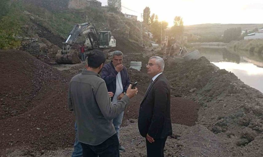 Kars’ta atıksu altyapısı için kritik kollektör hattı çalışmaları devam ediyor