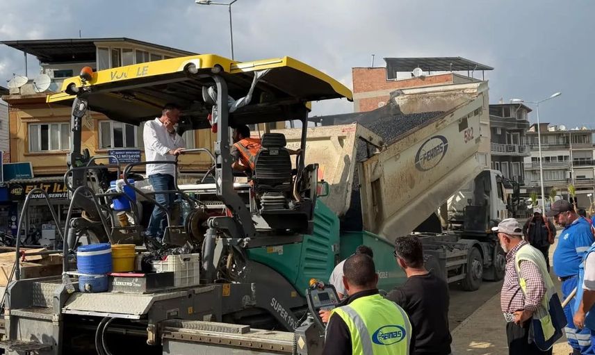 Yenipazar'da ulaşım konforunu artırmak için asfalt çalışmaları başladı