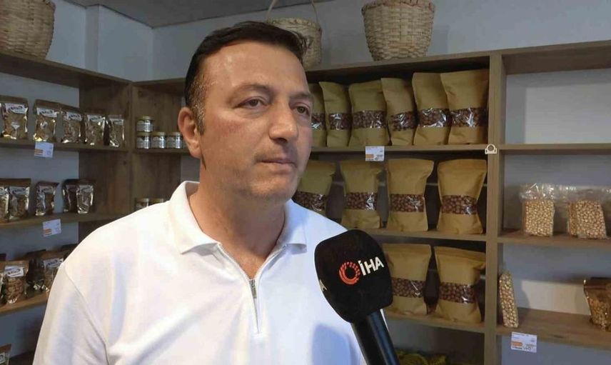 Gurbetçiler fındıklarını işleyerek farklı ürünler elde ediyor