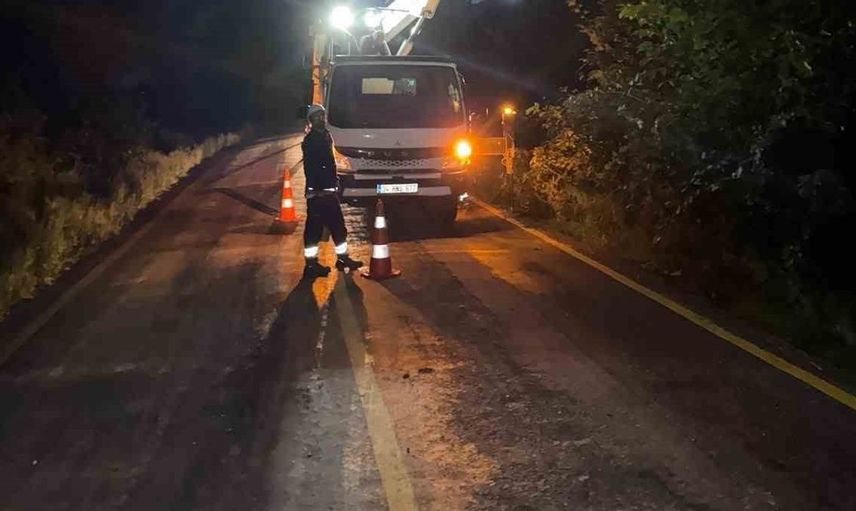 Çoruh EDAŞ, Rize ve Trabzon'da yoğun yağışlara karşı 120 personeliyle arızaları giderdi