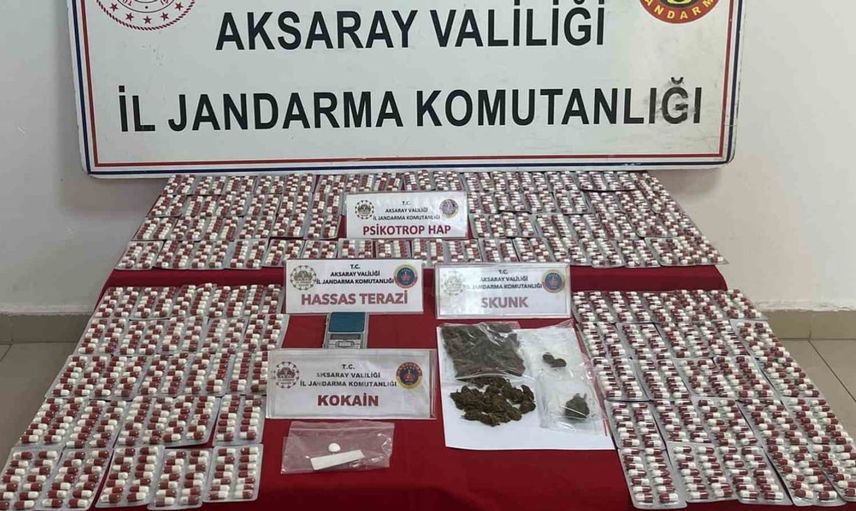 Aksaray jandarmasından uyuşturucu operasyonu: 2 kişi tutuklandı