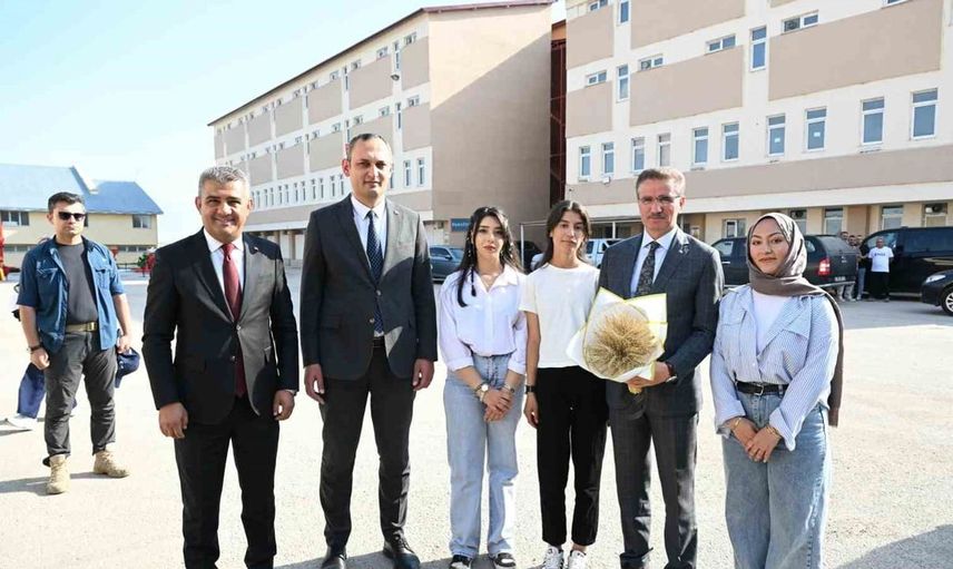 Erzurum'da buğday hasadı için farkındalık yaratan etkinlik