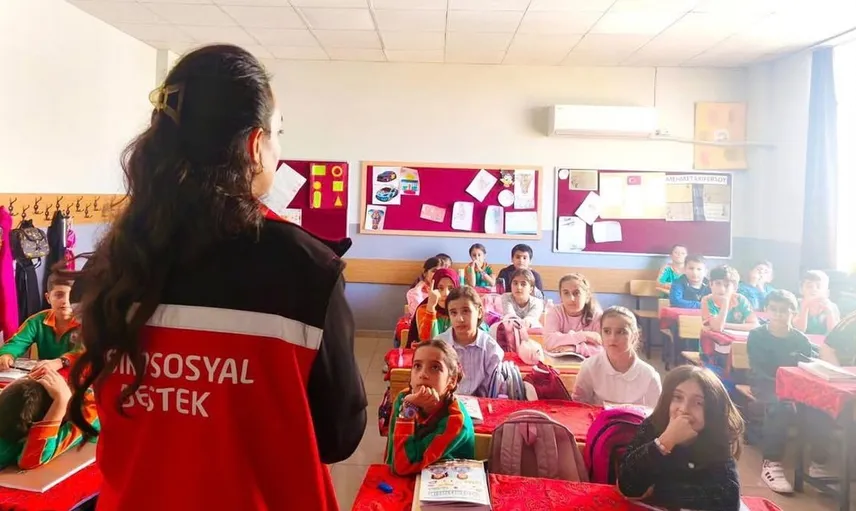 Kahta'da öğrencilere akran zorbalığına karşı bilinçlendirme çalışmaları yapıldı