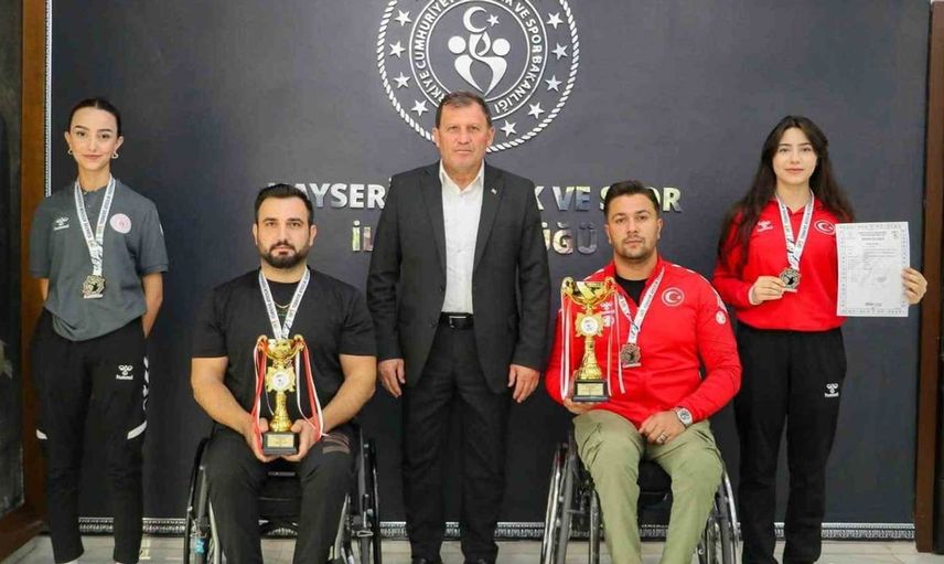 Kayseri'li sporculardan kabakcı'ya anlamlı ziyaret