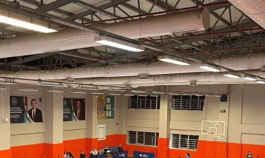 Denizli'deki çok amaçlı spor salonu yeniden hizmete girdi