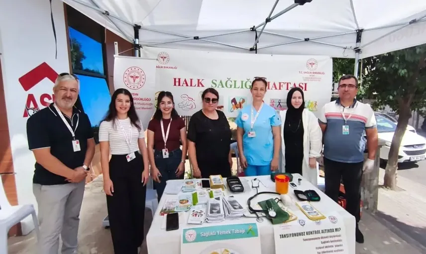 Nazilli'de sağlık karnesi uygulaması ile vatandaşlar bilinçleniyor