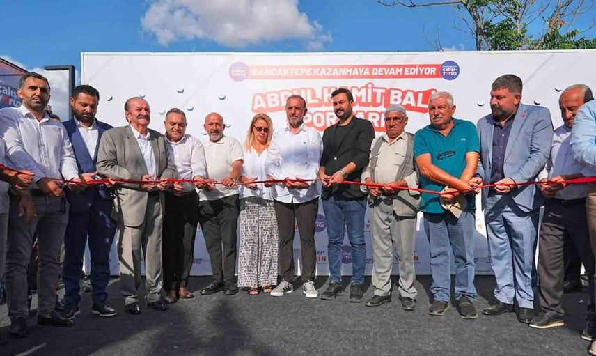 Sancaktepe'de merhum Abdülhamit Bali'nin adı yeni spor parkında yaşatılıyor