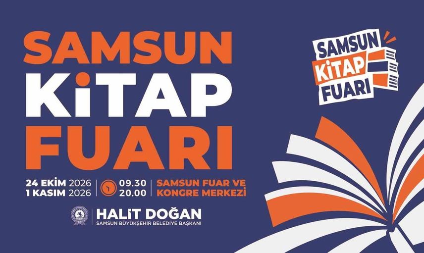 Samsun kitap fuarı için geri sayım başladı: Edebiyatın yıldızları bir araya geliyor
