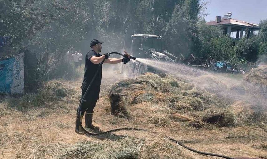 Van'ın Edremit ilçesinde ot yangını kontrol altına alındı