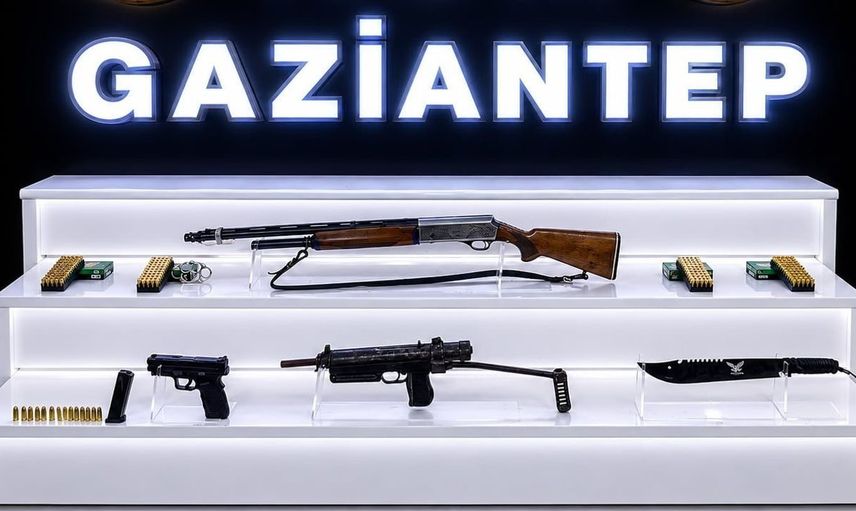 Gaziantep'te silah kaçakçılarına yönelik operasyon: 3 silah ele geçirildi