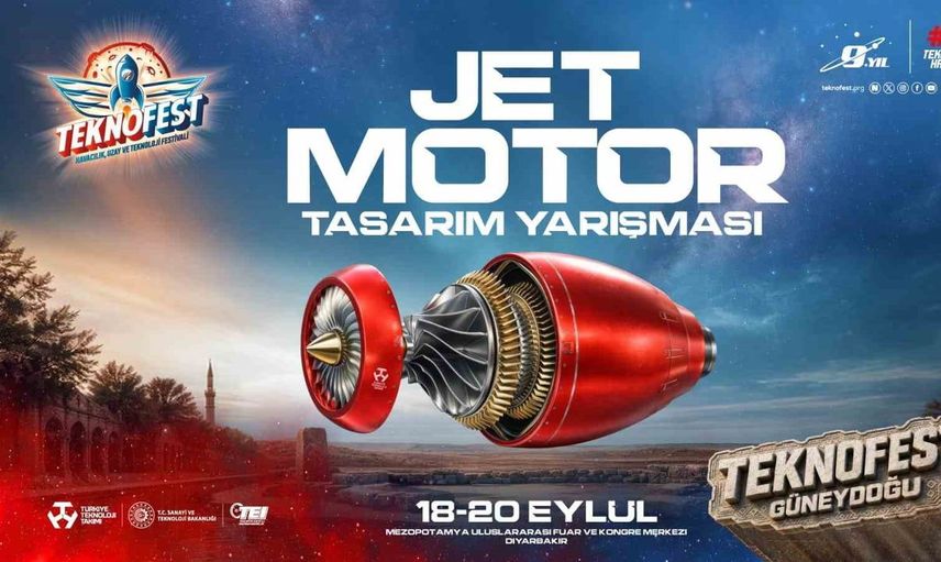 Diyarbakır'da düzenlenen jet motor tasarım yarışması finalinde genç mühendisler sahne aldı