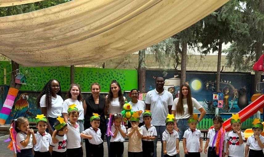 Minik öğrencilerin neşesi: GKV'de 'okula hoş geldin' partisinin coşkusu