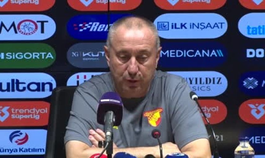 Stanimir Stoilov, Göztepe'nin iç saha performansını değerlendirdi