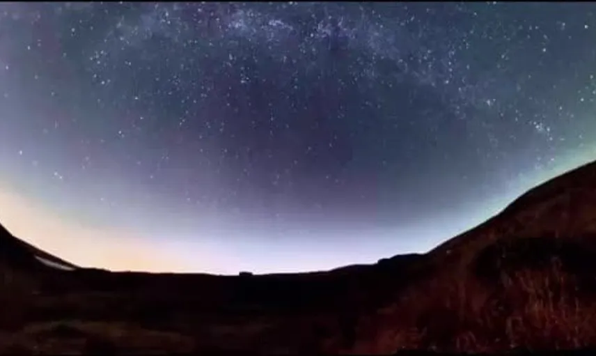 Niğde'de persid meteor yağmuru gökyüzünde görsel şölen sundu