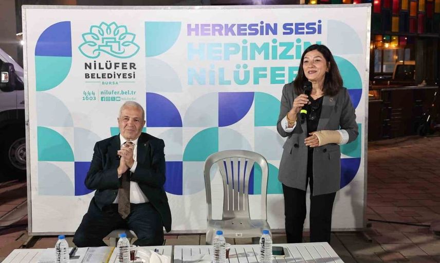 Başkan Özdemir, Üçevler Mahallesi'nde akşam çayı buluşmasını gerçekleştirdi