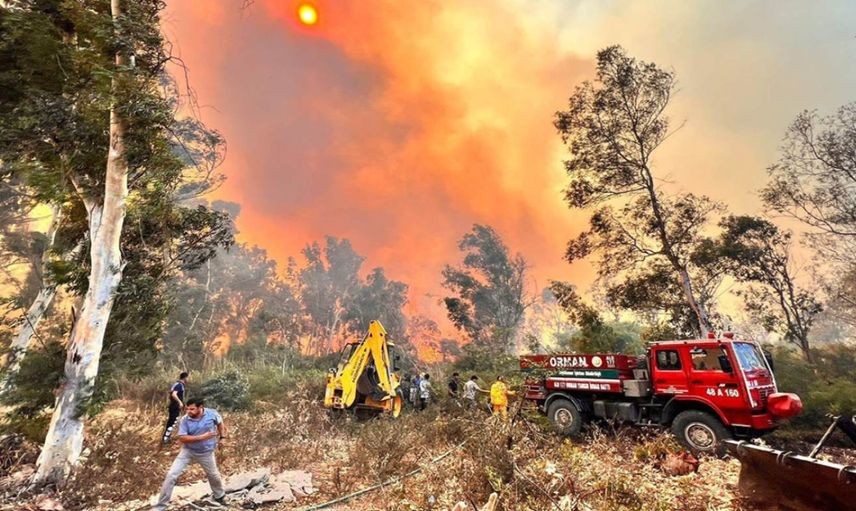 3 ilde orman yangınları devam ediyor: Çok sayıda yerleşim yeri boşaltıldı