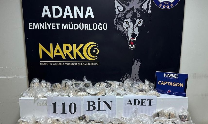Adana'da otomobilde 110 bin uyuşturucu hap ele geçirildi: Şüpheli malumattan habersiz olduğunu savundu