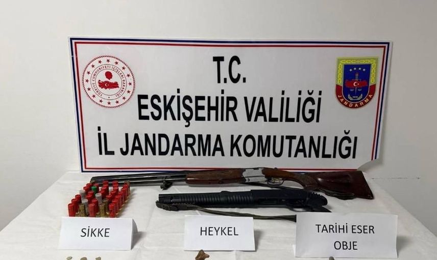 Eskişehir'de jandarmadan tarihi eser kaçakçılığına darbe: 1 kişi tutuklandı