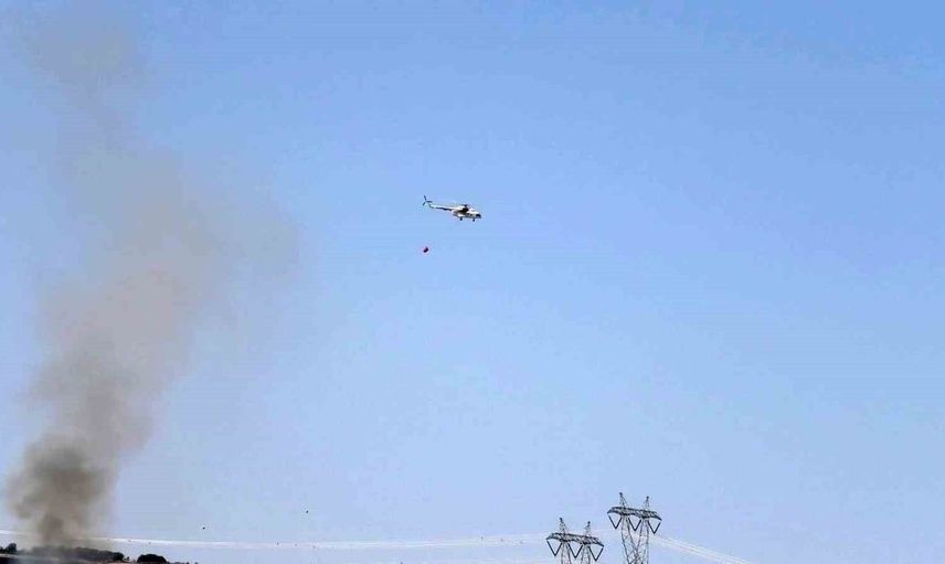 Adıyaman'da orman yangını: Ekipler havadan ve karadan seferber oldu