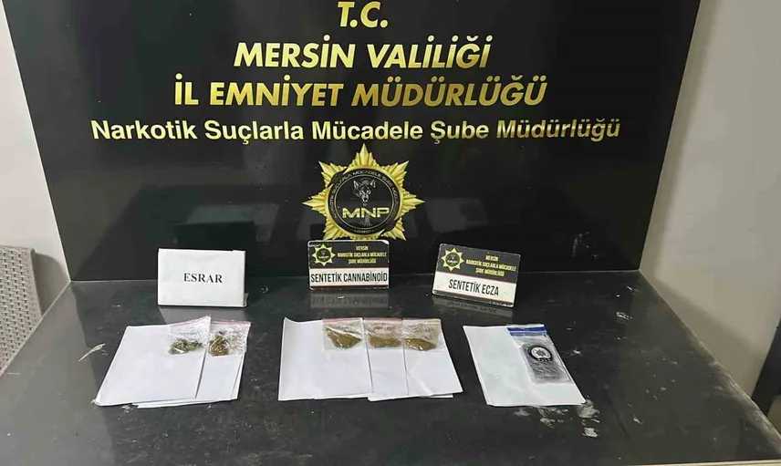 Mersin’de uyuşturucu ticareti operasyonunda üç kişi tutuklandı