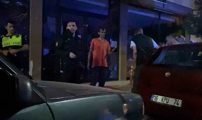 İnegöl'de alkollü sürücülerden polis ekiplerine zor anlar