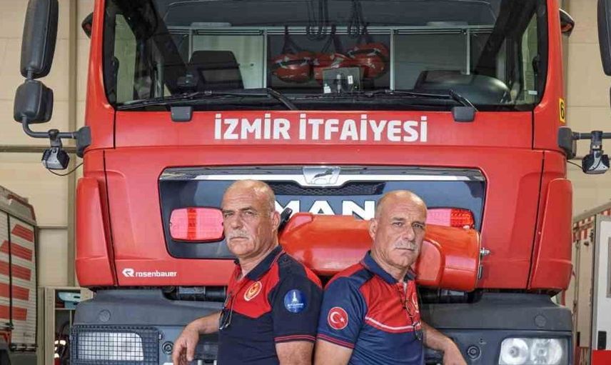 İtfaiye haftasında dikkat çeken hikaye: İkiz kardeşlerin 33 yıllık ortak yaşamı